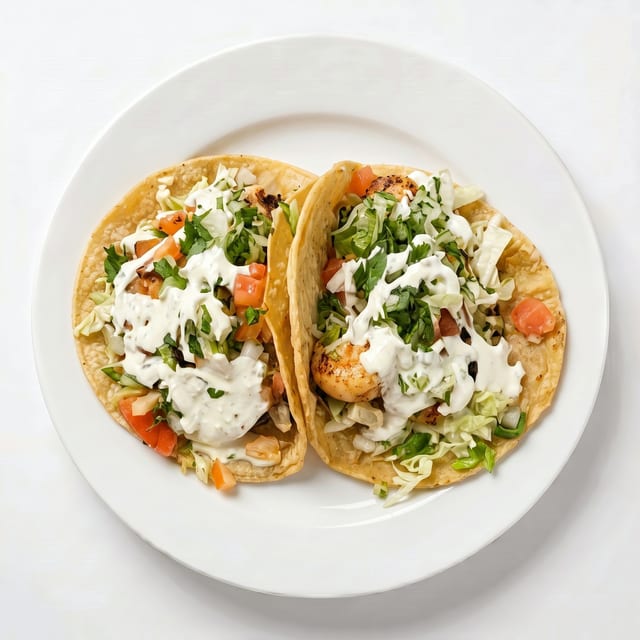 Tacos de Camarón (Shrimp Tacos).